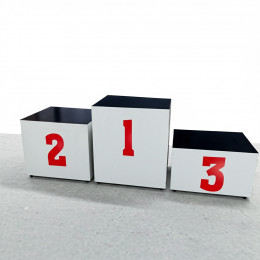 Пьедестал для победителей (металлический каркас)